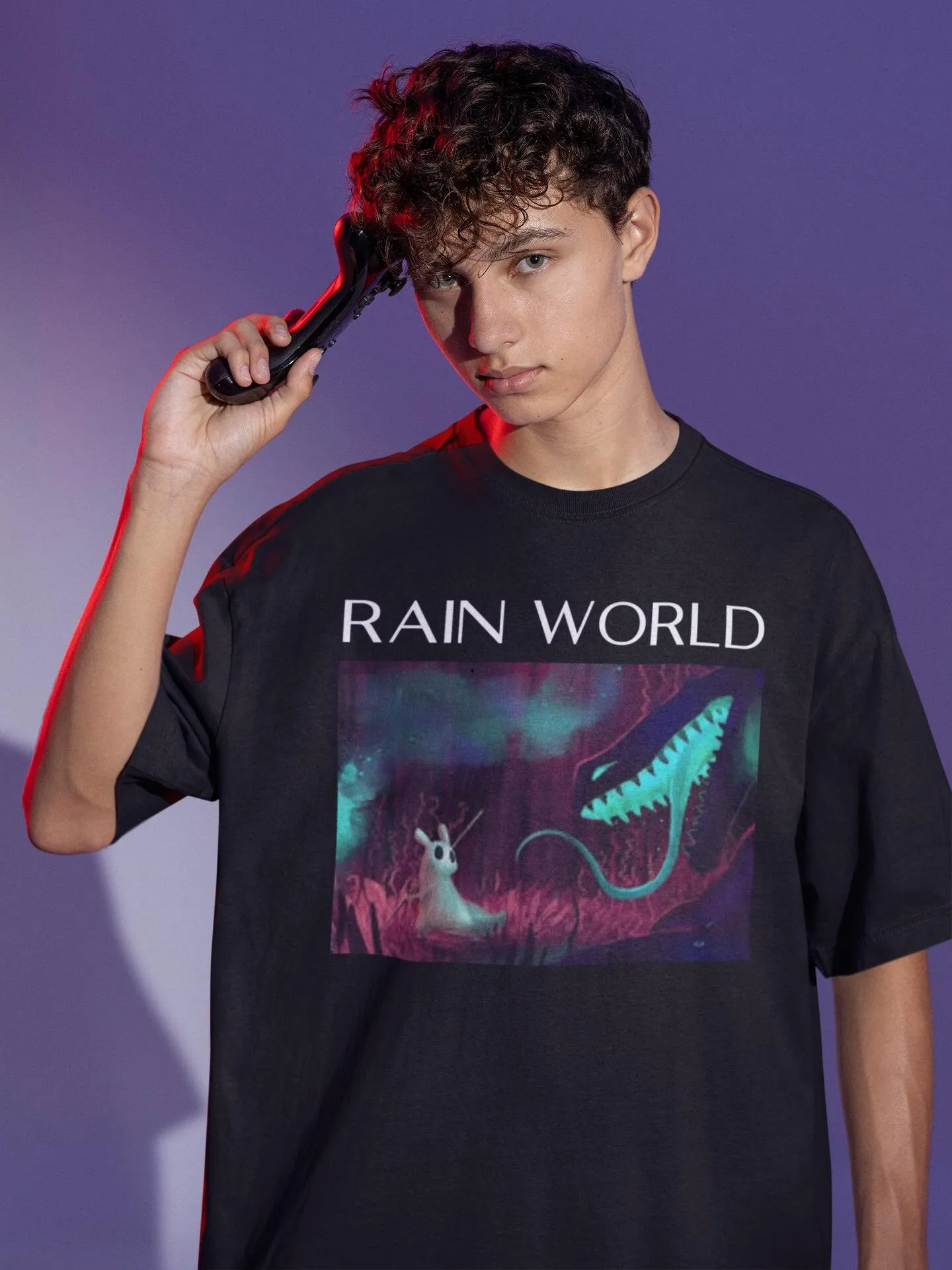 Rain World T Shirt Bladee Drain Gang Video Game Gourmand Artificer Rivulet Spearmaster Saint Enot