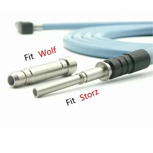 4mm 2.5Meter Wolf Olympus Stryker Medical Equipment Right Angle Design High Transmittance Light Optic Fiber