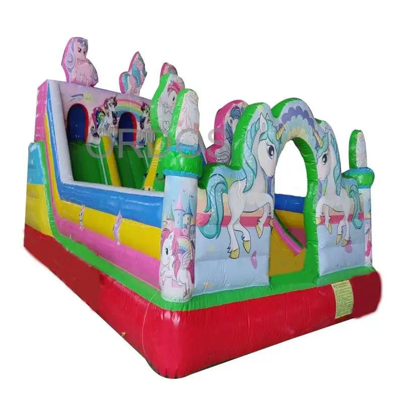 Blower Banners Inflatable Bounce House And Slide Jumping Castle For Sale Bouncer Pvc Castle And Slide Party Rental With Blower