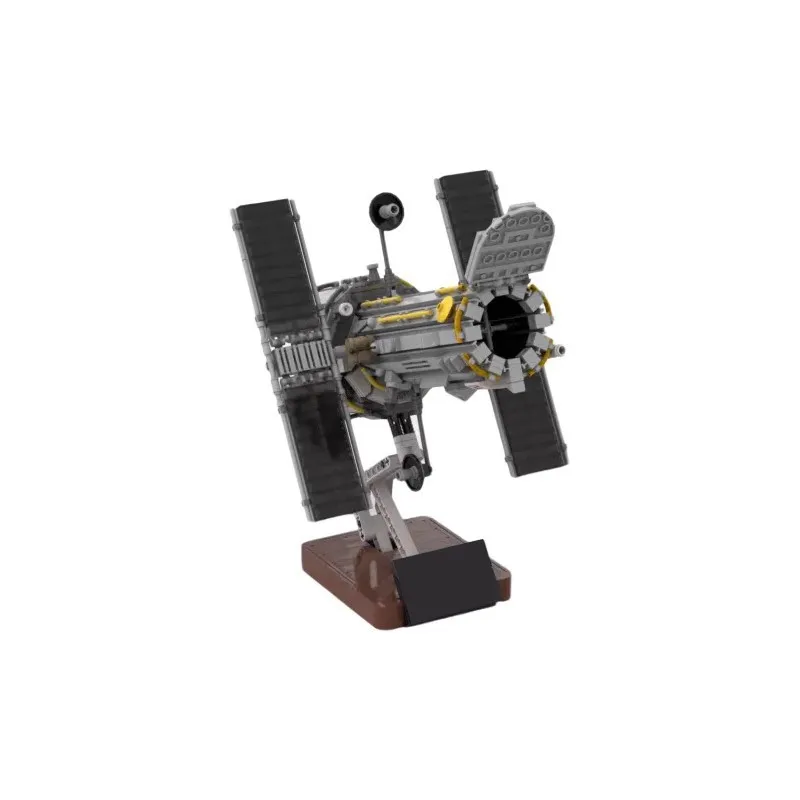 Juego de bloques de construcción para niños, juguete de exploración cósmica, telescopio espacial Hubble HST, modelo de exhibición, regalos de cumpleaños, novedad