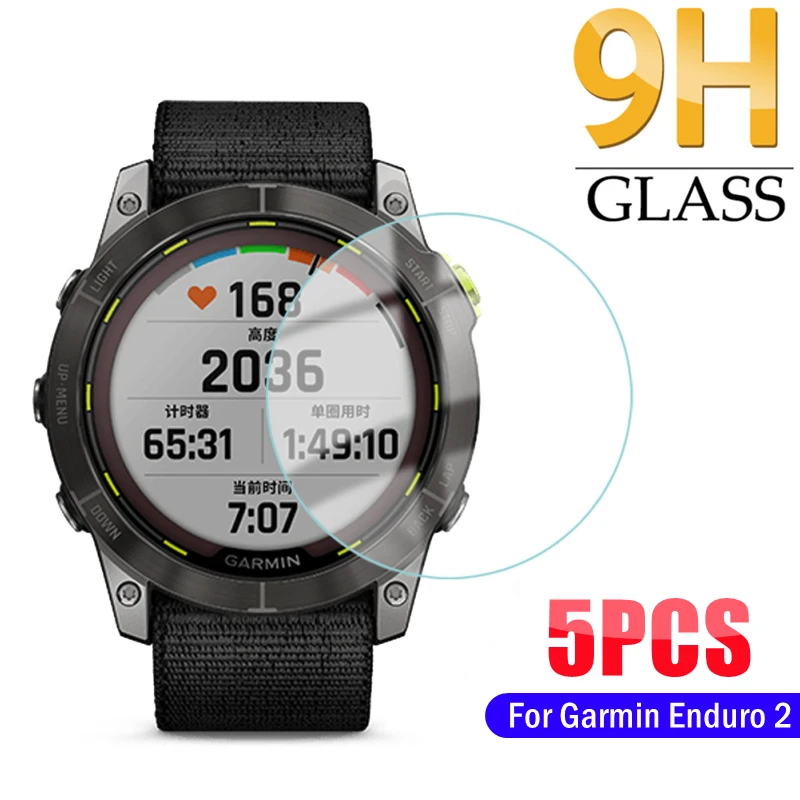 Garmin Enduro 2 스마트 워치 화면 보호기, 스크래치 방지 강화 유리 필름, HD 투명 유리