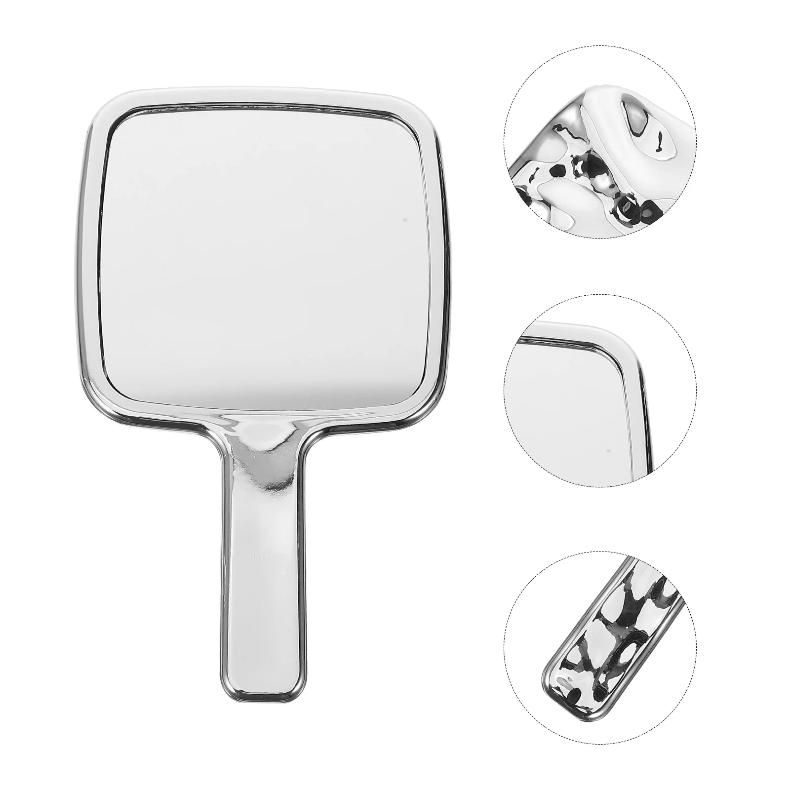 Handheld Mirror with Handle Cute Mirror for Women Trendy Style Portable Travel Makeup Tool Makeup Compact