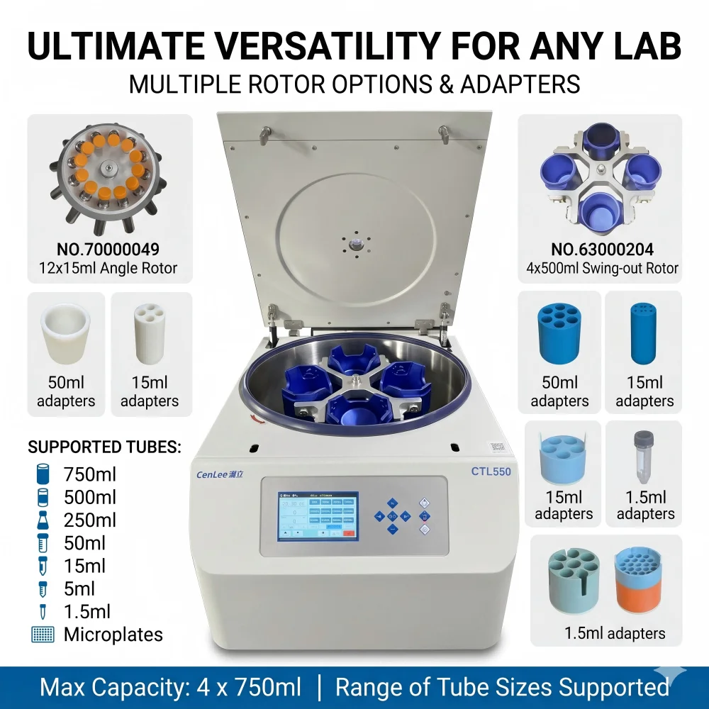 Mixology CTL550 Lab Centrifuge 3000ml Capacity for Craft Cocktail Clarifying Infused Spirits Fining Rapid Sediment Separation