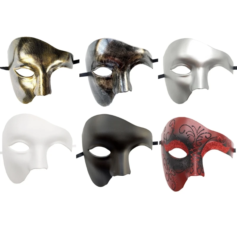 

Festival Eye Mask For Masquerade Party Dance Punk Mask Costume Halloween Half Face Mask for Decorations Halloween Mask