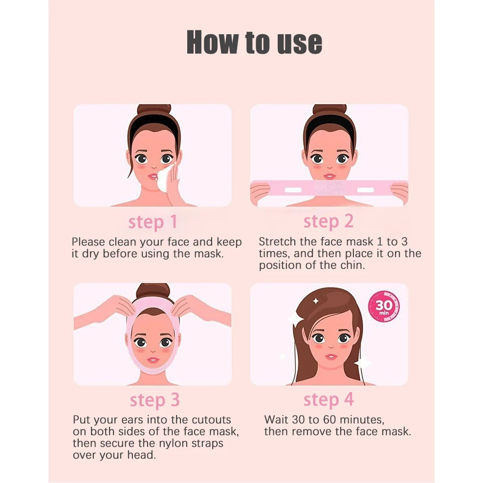 フェイススリミング包帯 フェイスリフティングバンド Vラインシェイパー あご頬リフトアップベルト 女性用フェイシャルマッサージストラップ 美肌ケアツール