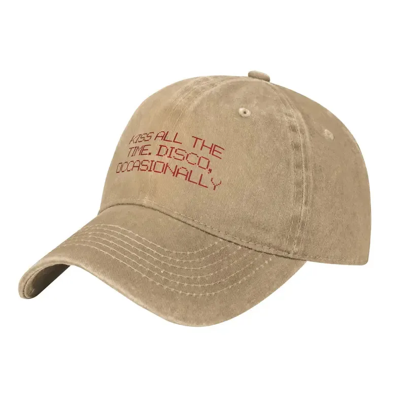 Kiss All The Time Disco Occasionally Vintage Distressed Baseball Cap Unisex Adjustable Casual Outdoor Hat