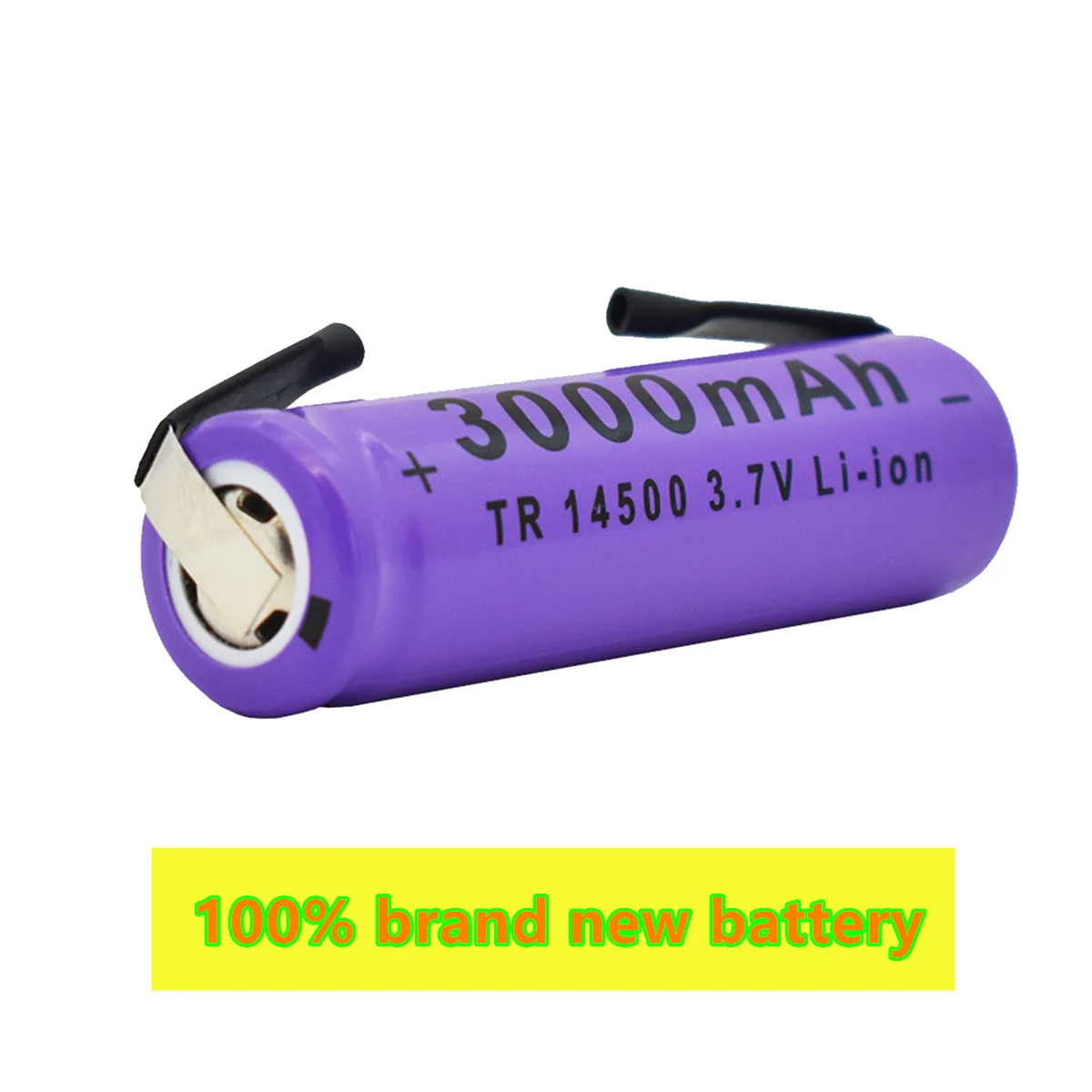 ICR 14500 Lithium Battery 3.7V 3000mAh Rechargeable Batteries Welding Nickel Sheet batteries For LED Flashlight Torch