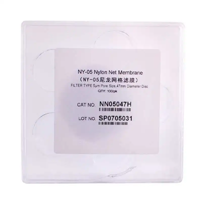 Maifei Nylon Mesh Membrane Cleanliness Detection Pore Size 5 μm/10 μm/15 μm/20 μm Diameter 25mm/47mm Flat Replacement Millip