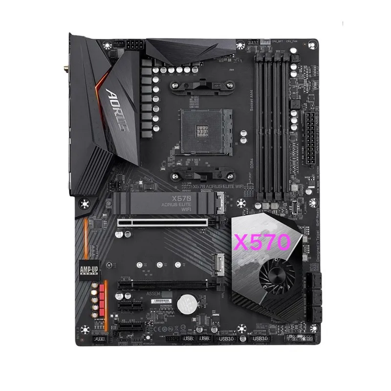 

Suitable For Gigabyte X570 AORUS ELITE WIFI Motherboard AM4 DDR4 ATX X570 Mainboard 100% Tested OK Fully Work