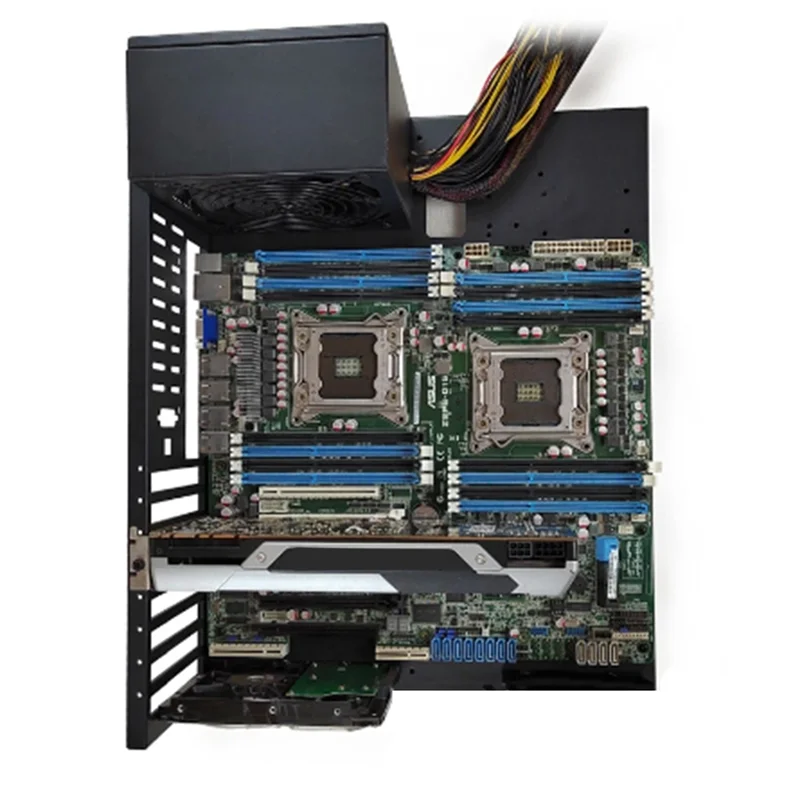 A52TOpen Computer Chassis Dual-Way Server E-ATX/ATX Motherboard Bracket Test Rack Open Cooling Rack(ATX)