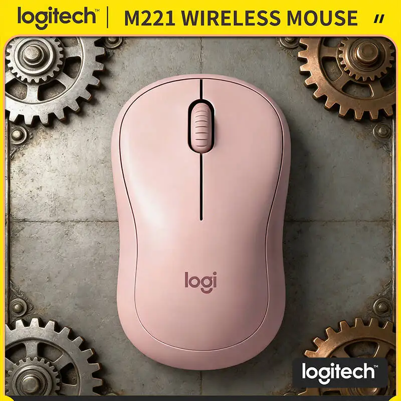 

Беспроводная мышь Logitech M221 — 18 месяцев автономной работы, USB, подключи и работай, 75 г, портативная, подходит для дома, учебы и путешествий