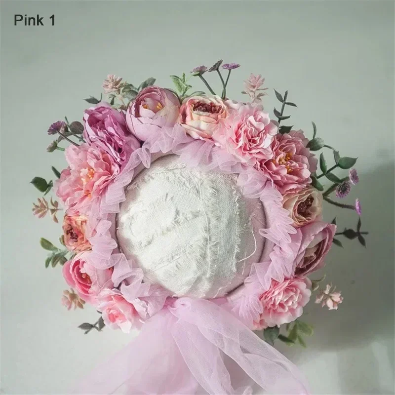 Newborn Photography Styling Accessories Beautiful Multicolor Hairpin Flower Cultural Modeling Photo Baby Photography Props