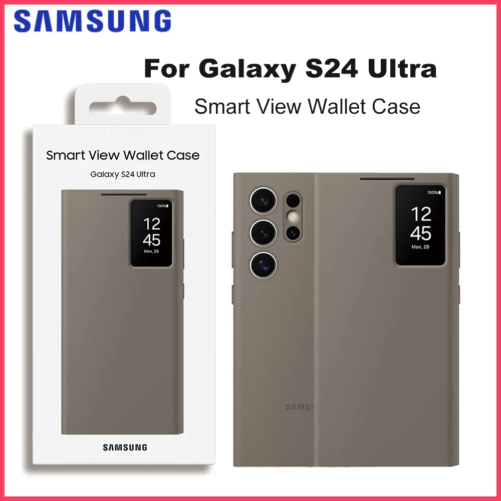 Galaxy S24 Ultra ケース 純正 スマートビュー ブラック Samsung Galaxy S24 Ultra（ギャラクシーS24ウルトラ）の