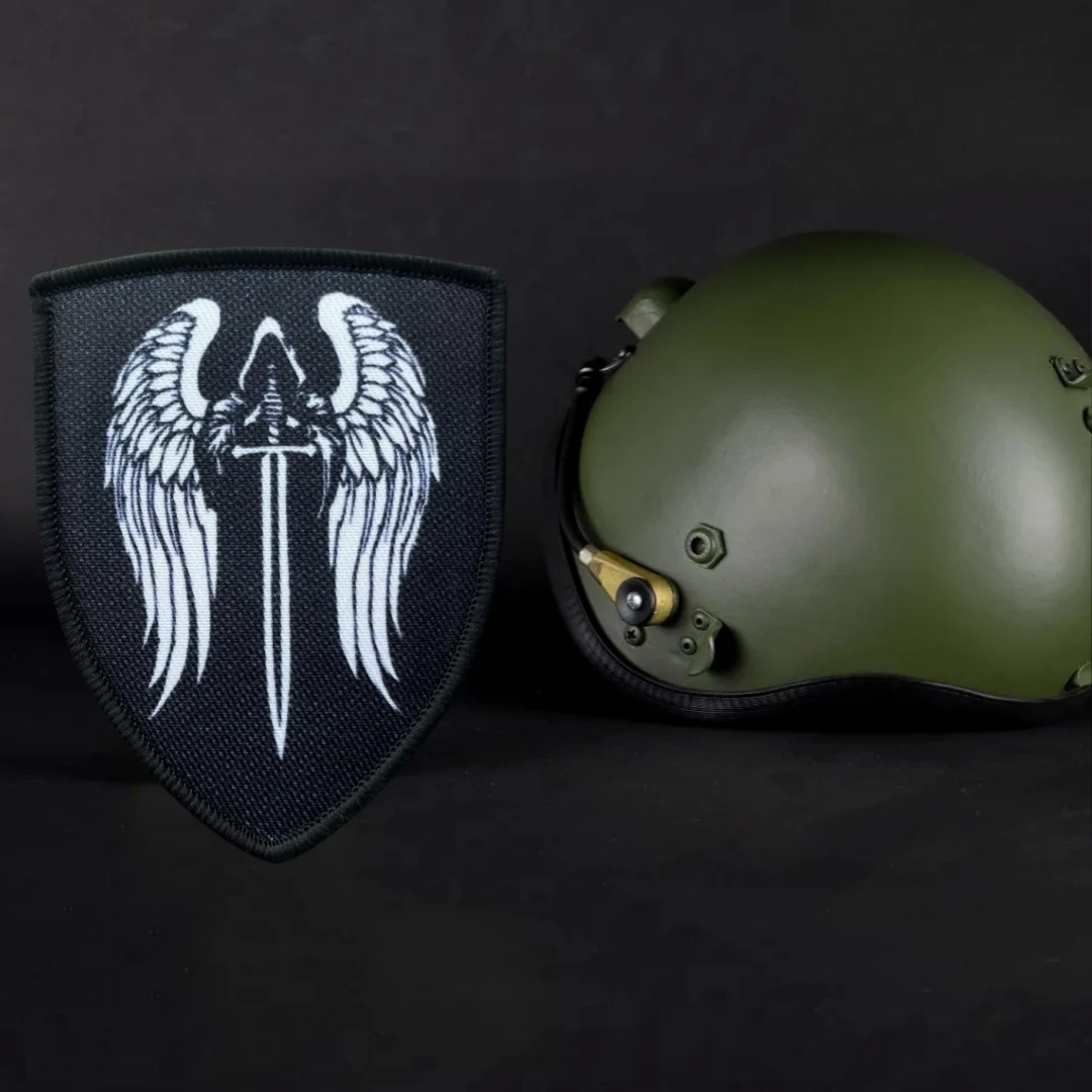 Parche velcro Ángel Puniente – Accesorio moral táctico militar - imagen 2