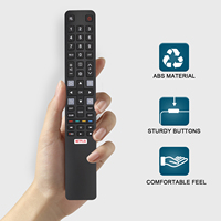 替换遥控器 Rc802N for Smart Tv Tcl 4K Uhd Lcd /Led Smart Tv U43P6046/U55C7006/U49P6046/U65P6046