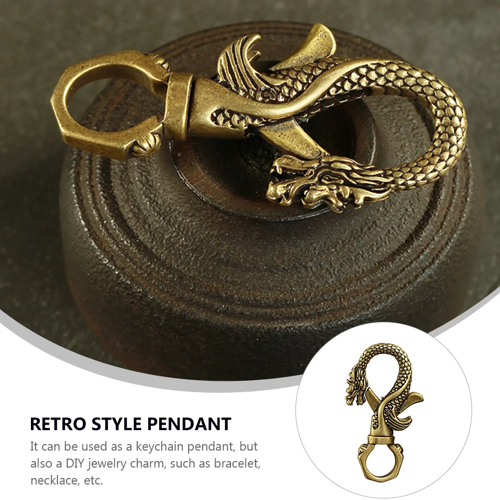 Faucet Keychain Waist Padlock Bag Decoration Car Hooks Fasteners Hanging Lanyard Fob Retro Decorative Pendant Ring Adornment