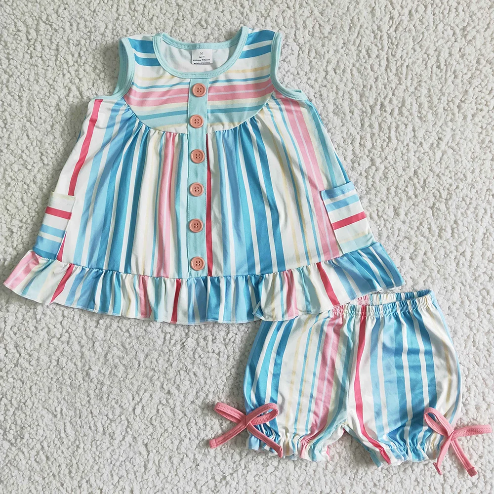 

Hot Sale Summer Baby Girl Clothes Set Boutique Girls Dress Matched Cute Sister Clothing Outfits Toddler Girls Clothing Wholesale