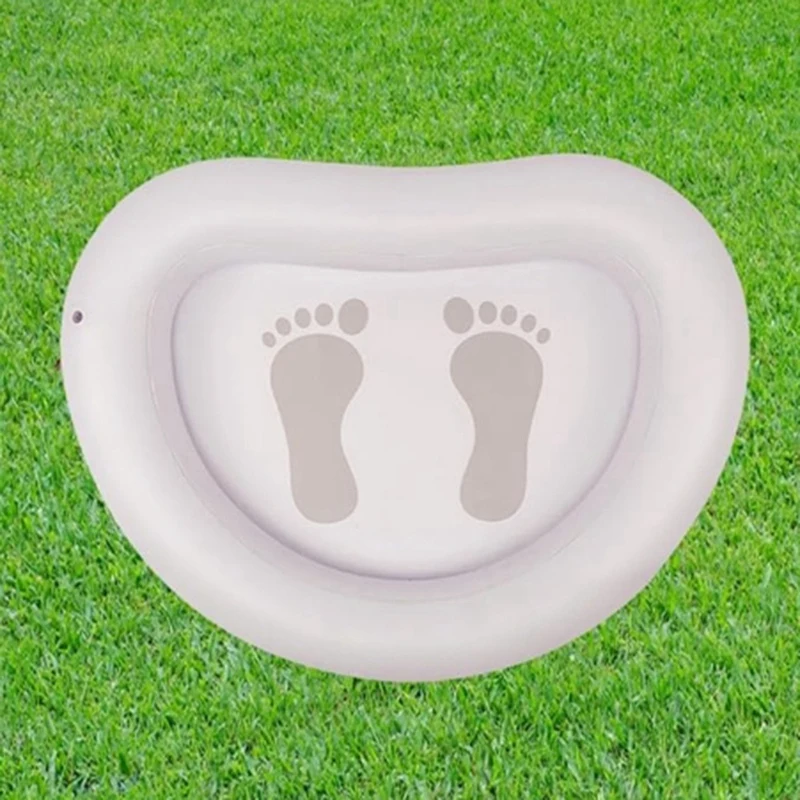 Inflatable Foot Bath Basin,Foot Soaking Bath Basin,Pool Foot Wash Basin For Swimming Pool Step Pad