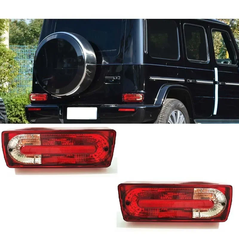 2pcs Tail Lights Rear stop Tail Light Brake light Turn Signal for Mercedes W463 G-Class G500 G350 G400 G500 G63 2007-2016