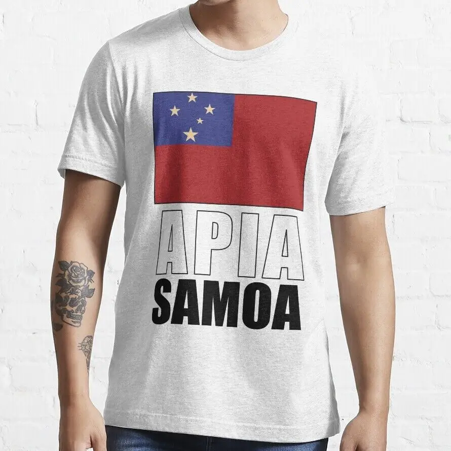 Samoa Flag Essential    Anime Graphic T-shirts unisex Short Sleeve  100%Cotton