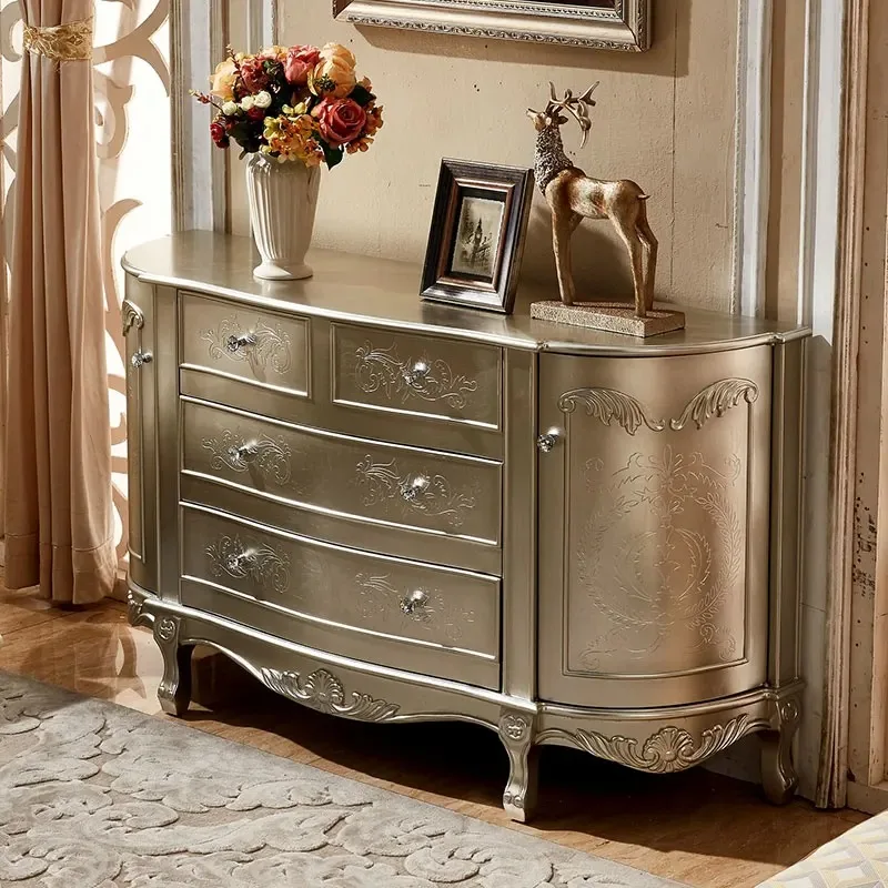 

Modern Gold Living Room Cabinets Beauty Wooden Luxury Storage Display Cabniet Apartments French Vetrina Soggiorno Furniture Home