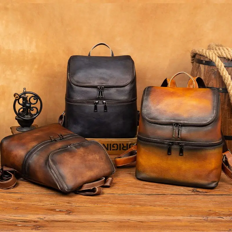 

Новые модные женские рюкзаки из натуральной кожи, роскошный брендовый женский повседневный рюкзак из натуральной кожи для девочек и студентов