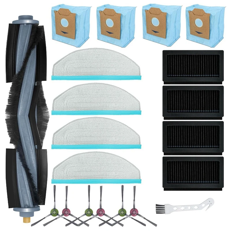 

A43F-For Yeedi CC Robot Vacuum Cleaner,Main Side Brush Hepa Filters Mop Pads Dust Bags Replacement Spare Parts