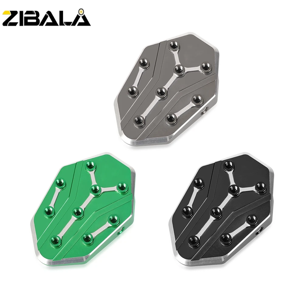 

Side Stand Enlarger Accessories For KAWASAKI NINJA 300 650 1000 ER6F Ninja650 ZX10R ZX6R Motorcycle Kickstand Enlarge Plate Pad