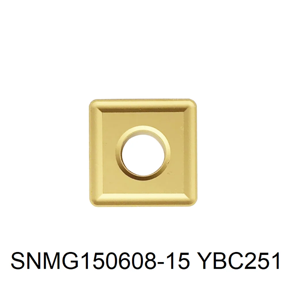

ZCC YBC251 SNMG 150608 -15 Токарные инструменты Твердосплавная токарная вставка с ЧПУ для обработки стали SNMG542-15