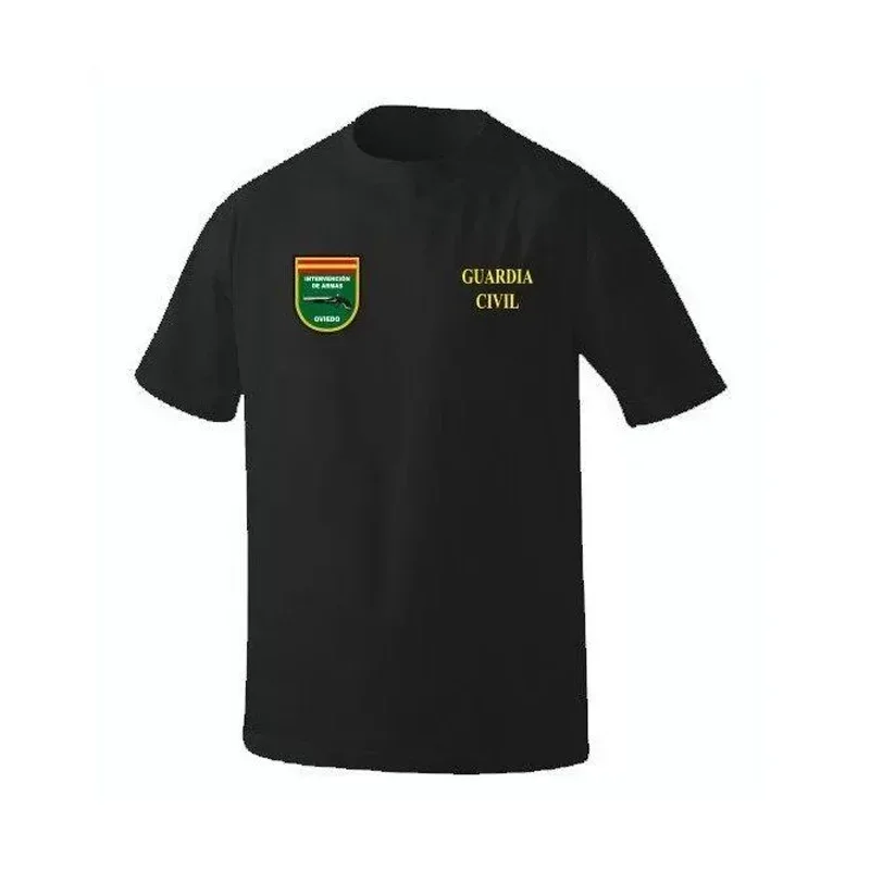 Guardia Civil. Spain Civil Guard ATF OVIEDO T-Shirt O-Neck Short Sleeve Summer Casual Mens