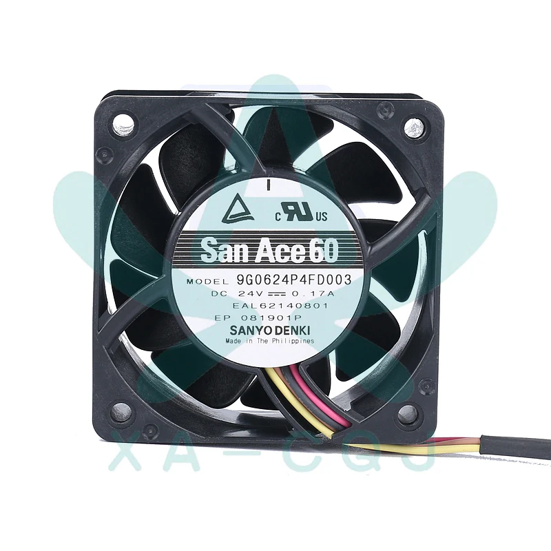 

New original for SanAce60 9G0624P4FD003 6cm 6025 24V 0.17A 4-wire PWM speed converter cooling fan