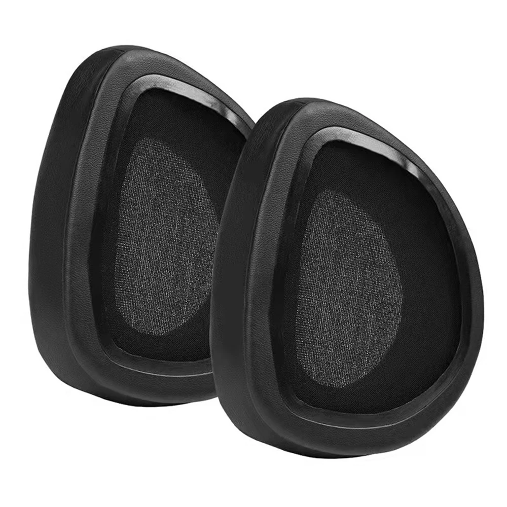1 paar Flexible Durable Leder Ersatz Ohrpolster Ohr Muffs Pads Weiche Memory Foam Für Asus Rog Delta Aura Sync Kopfhörer