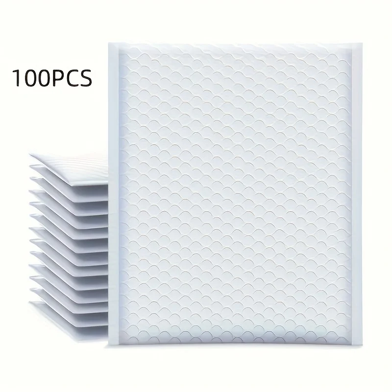 50/100/150 30X40CM white polyethylene (PE) self-sealing bubble bags,thickened,smooth,waterproof,suitable for weddings, proposals