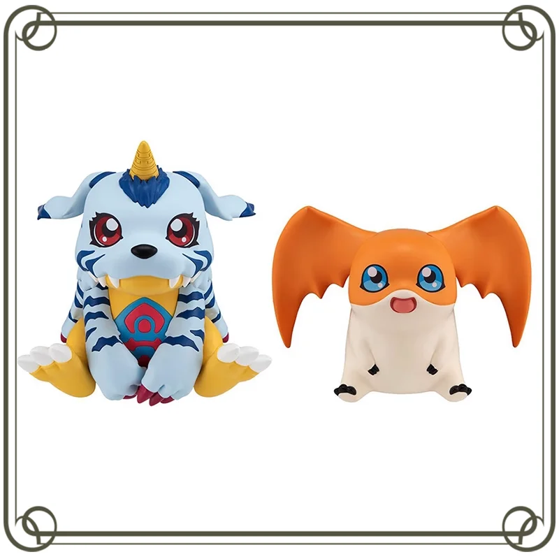 

MegaHouse Digimon LOOK UP Gabumon Patamon Anime Figure kids Toy Christmas gifts