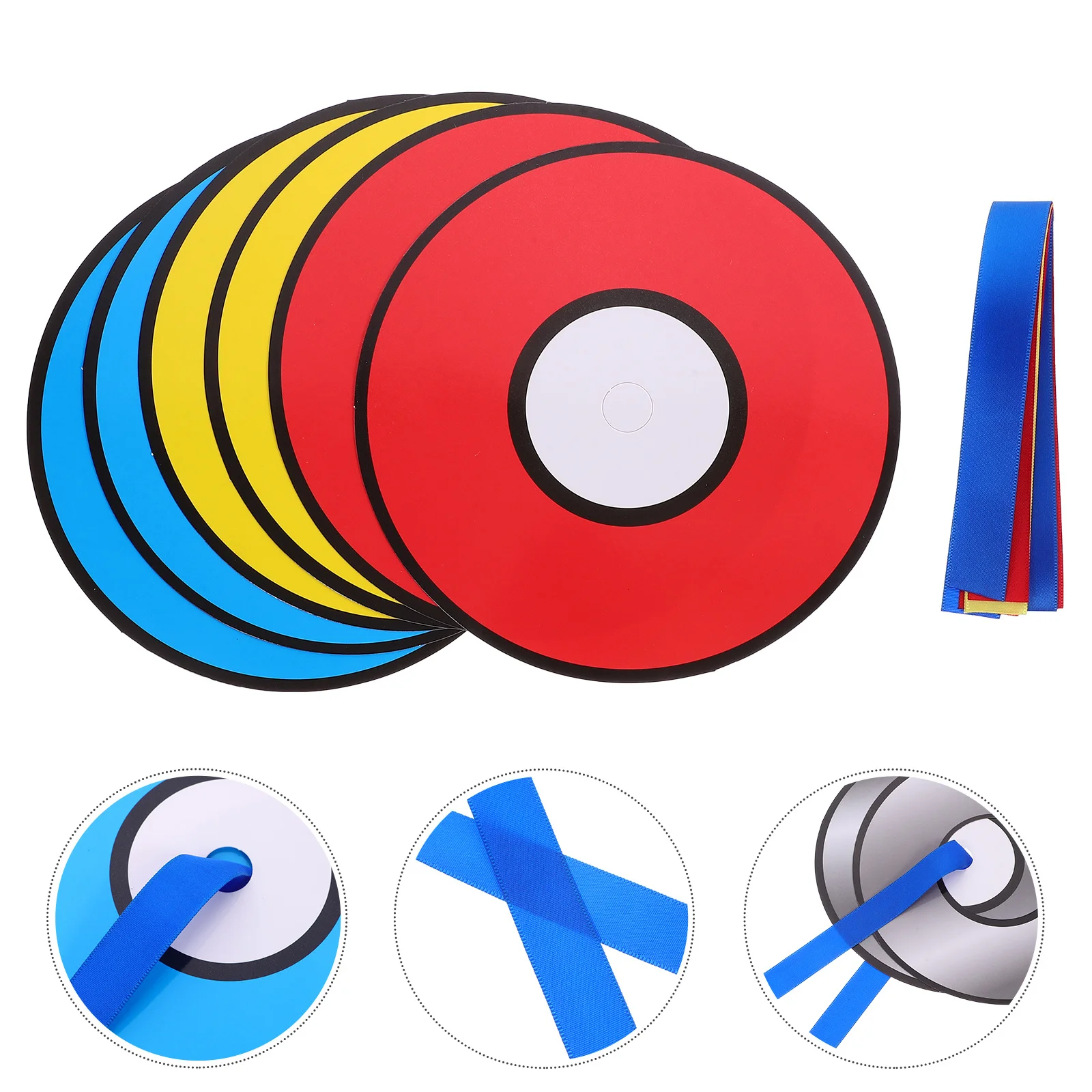 

2Sets Color Changing Magician Gimmick Cd Lightweight Compact Magician Prop Perfect for Party Performance Color Change Cd