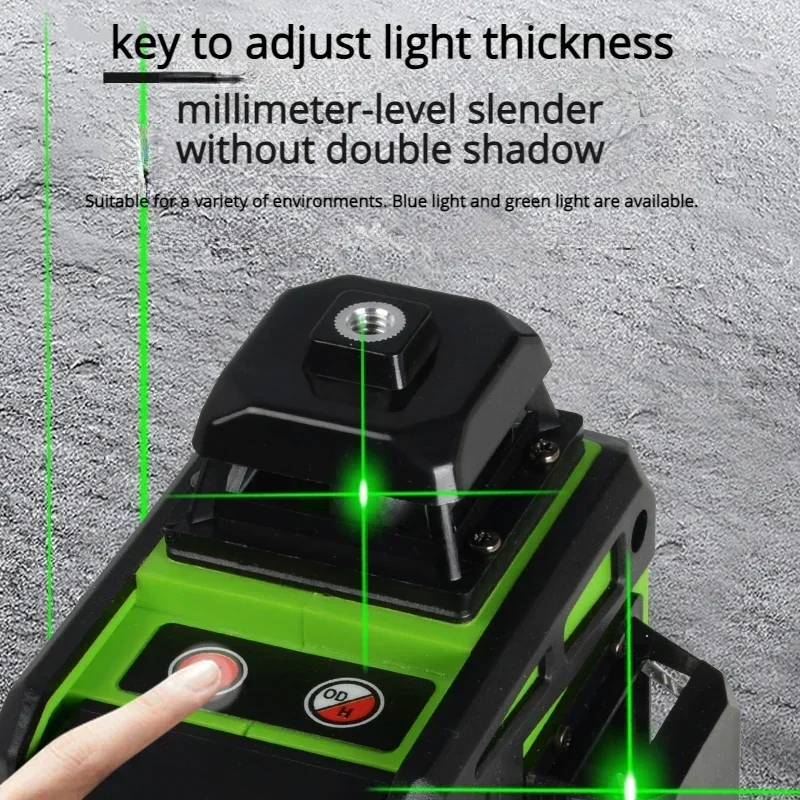 nivel a laser 16 Linee Laser professionale Livello linea verde professionale 16 Linee Livello laser verde 4D