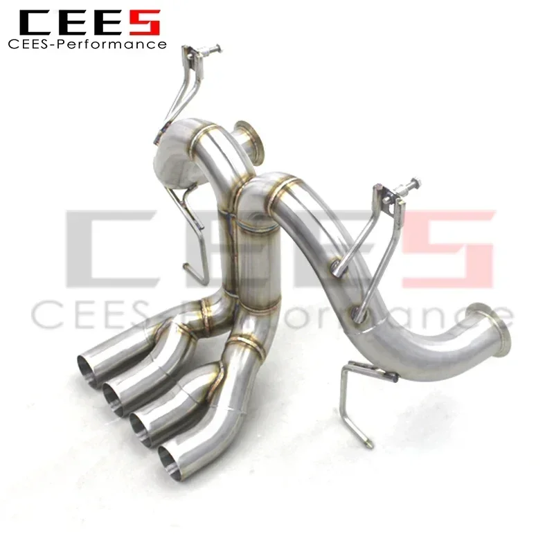 

cees Catback Exhaust for Lamborghini Aventador LP700/LP750SV 6.5 2011-2016 SS304 Sport Car X Pipe Axle Back Exhaust System