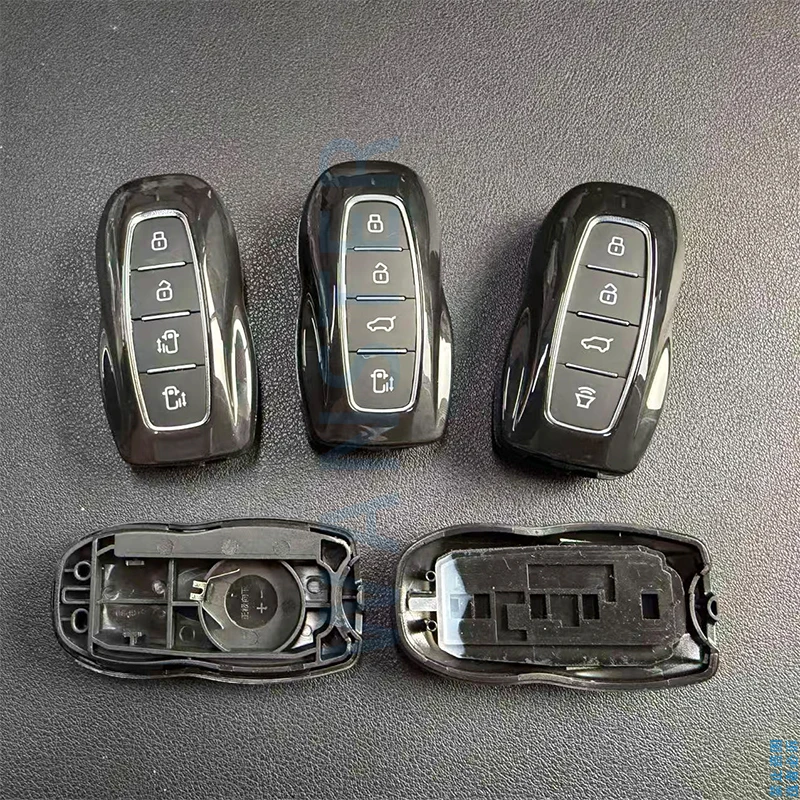 4 Buttons Car Key Fob Shell Case Housing for Ford EQUATOR SUV 2021 2022 2023 (The Car Key Shell Adopts Baking Paint Process)