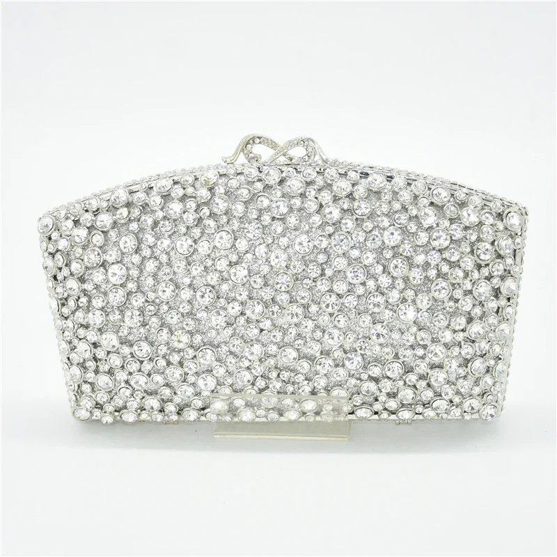 

Women Crystal Diamond Wedding Evening Bags Party Pearl Beads Clutch Bags Handmade Wedding Bags Crystal Clutch Evening Purse Bag