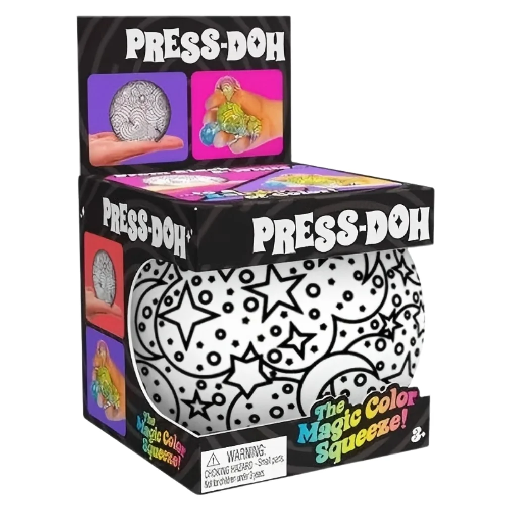 Schylling Nee Doh Nice Cube Press-Doh, Soft Squishy Fidget Toy, Stress Relief Sensory Play Ball for Kids and Adults - view 6