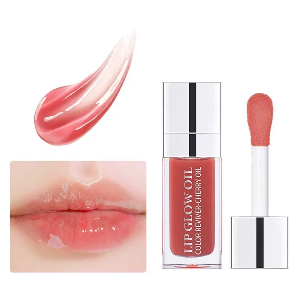 Óleo hidratante para lábios, Revestimento para batom, Soro de lábios plumper colorido, Bb Lips, Tratamento com óleo de brilho, R5W8, 6ml