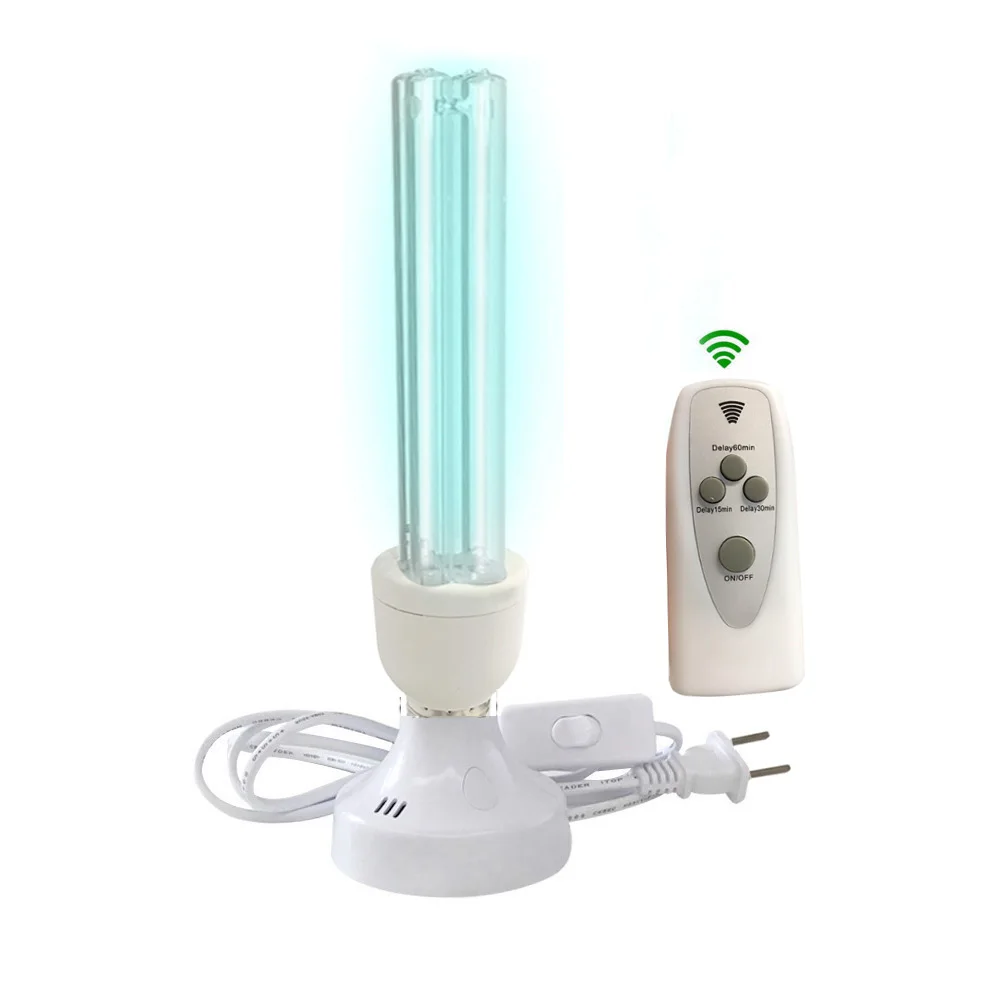 Temporização lâmpada de desinfecção uv 25w e27 quartzo uvc lâmpada desinfecção ue/eua 110v 220v 15w ultravioleta germicida uvc lampada com
