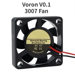 Voron 0.1 3D 프린터 액세서리, 3007 5V 축 선풍기 3007 냉각 선풍기