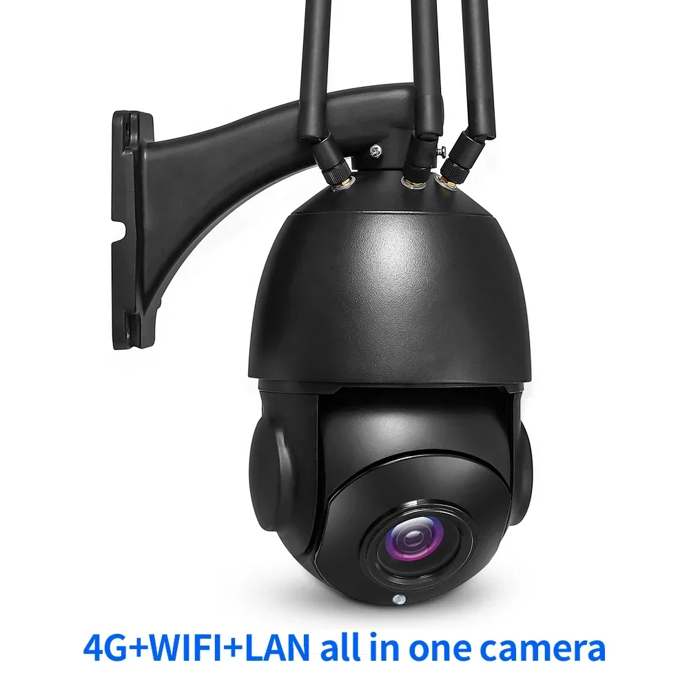 4G Wifi Lan 3 In 1 Home Security Surveillance Camera System Wireless 360 Ip Camera Security Equipment Ptz Monitoring Camera