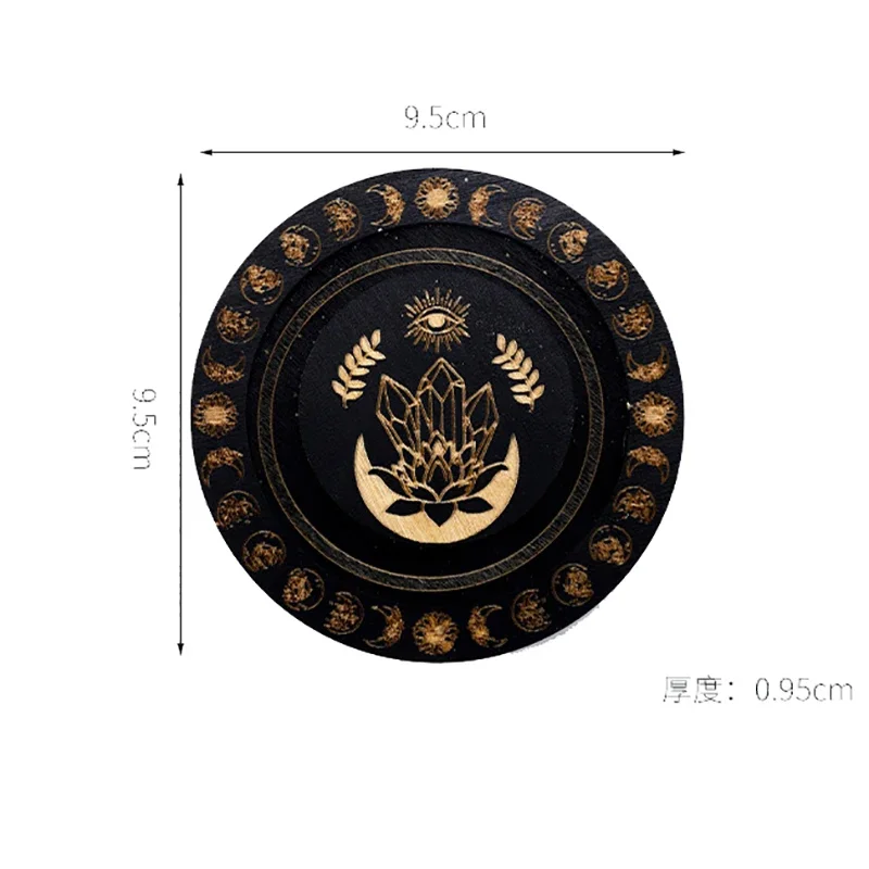 سوار عرض بطاقة التارو علم التنجيم العرافة سوار خشبي صينية مجوهرات صينية الخرز المستديرة عرض مجلس طبيعي ديكور المنزل #6