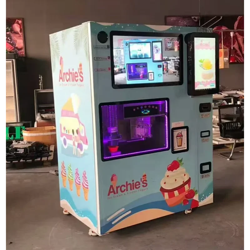 Yg Brand New Ice Cream Vending Machine Widely Using Shopping Mall Coin Operated Ice Cream Vending Machine With Low Price Sale