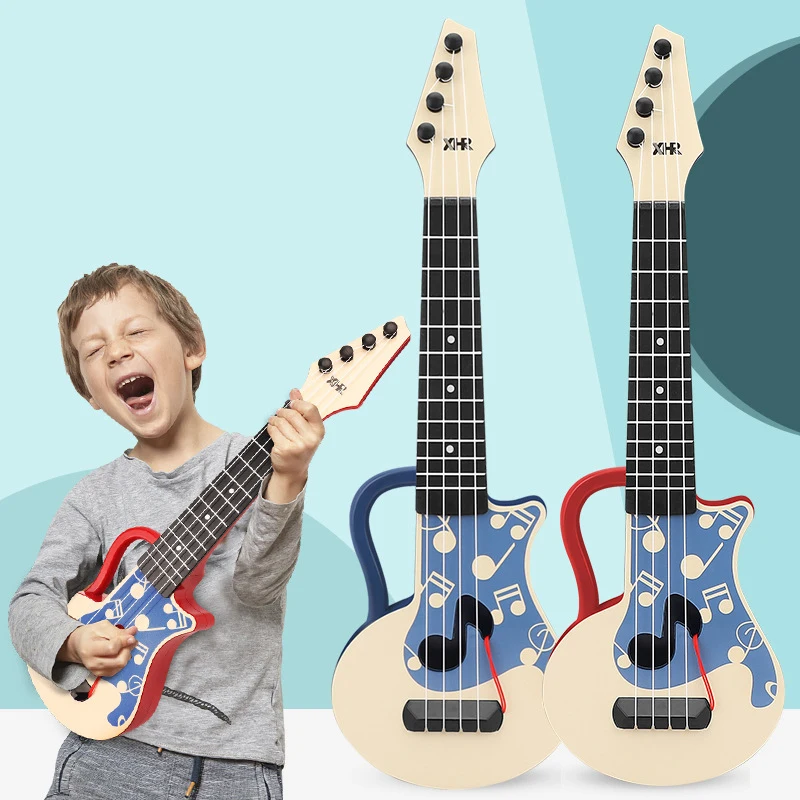 Nieuwe Kleine Kinderen Ukelele Gitaar Speelgoed Kinderen Muziekinstrument Beginner Vroege Educatie Speelgoed Kinderen Verjaardagscadeau