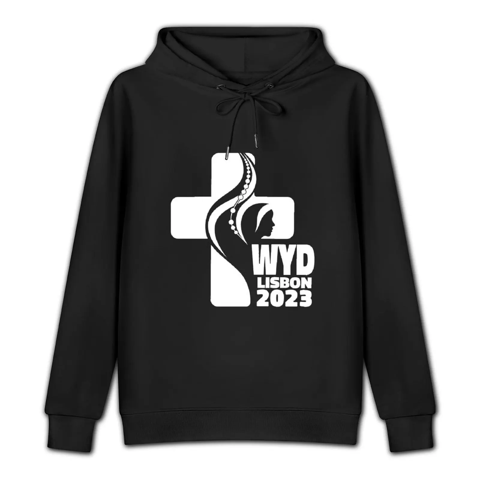 WYD World Youth Day Lisbon 2023 official logo green Pullover Hoodie autumn jacket men pullover