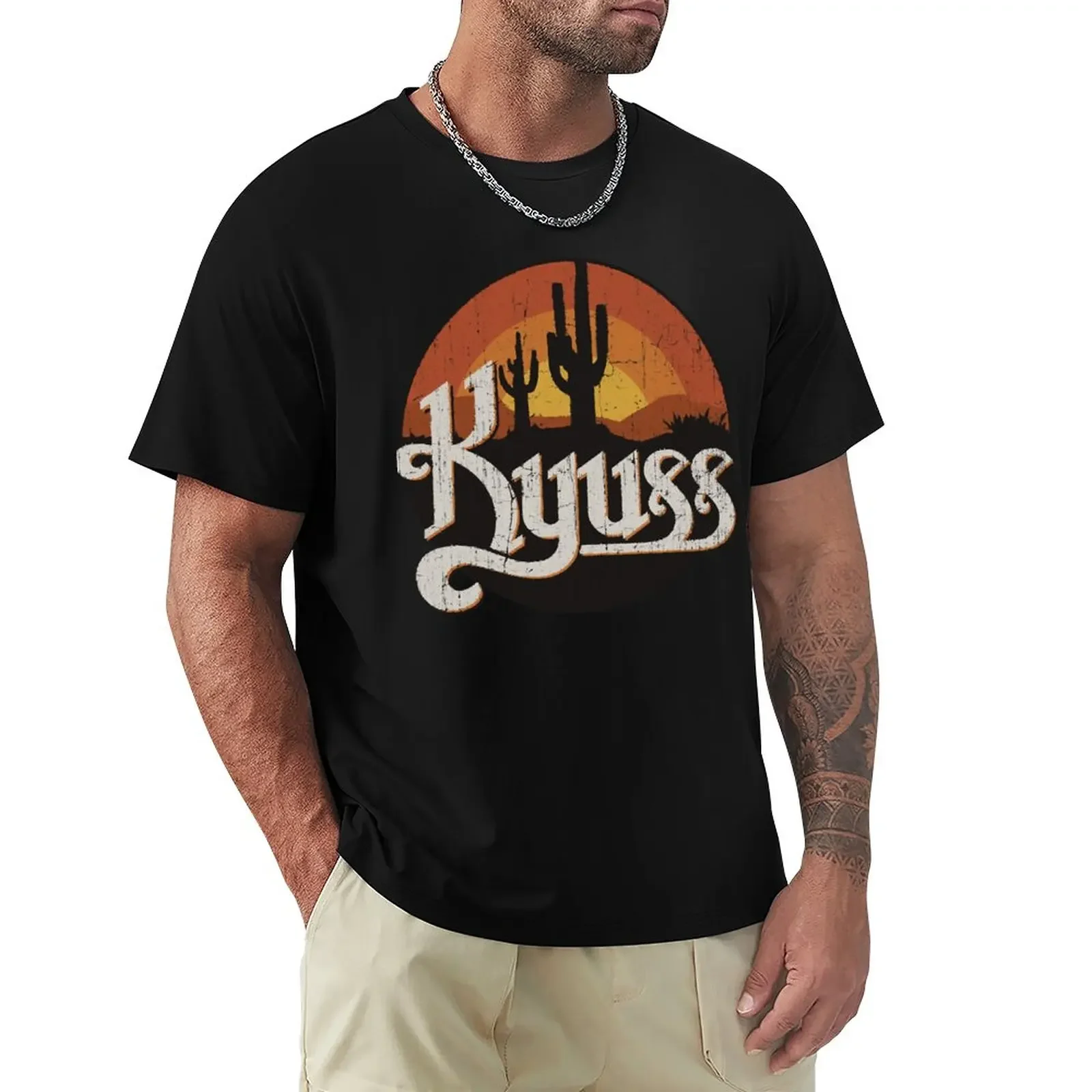 Kyuss Sunset 1987 Classic T-Shirt summer tops cute tops Short sleeve tee mens champion t shirts