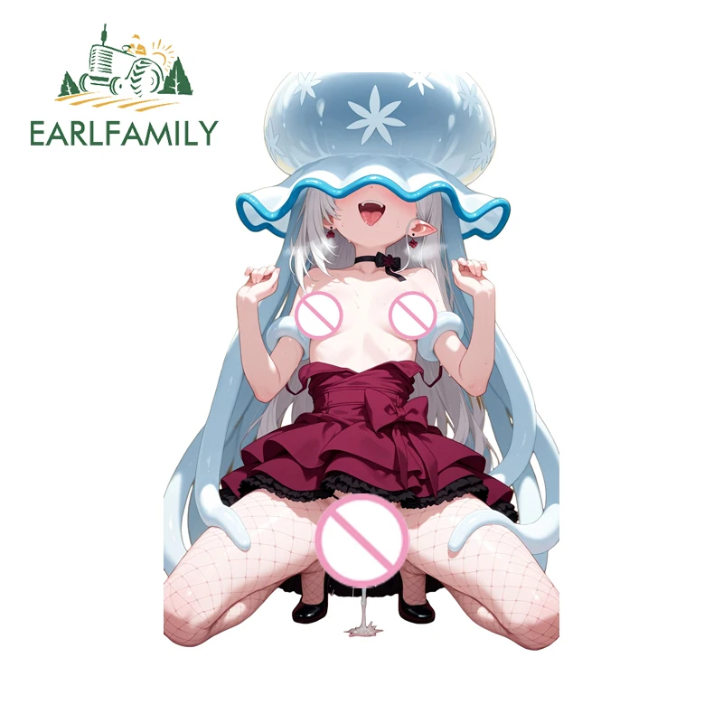 

EARLFAMILY Slime Octopus Loli Car Stickers Anime Personality Girl Car Accessories Decal JDM Funny Sticker Creativite Decoration